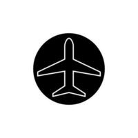 avion icône vecteur ensemble. aviation illustration signe collection. Voyage symbole. avion logo.