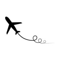avion icône vecteur ensemble. aviation illustration signe collection. Voyage symbole. avion logo.