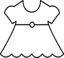 enfant robe icône vecteur illustration