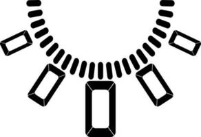 collier icône illustration vectorielle vecteur