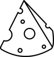 pièce de fromage icône vecteur illustration