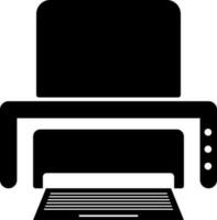 illustration vectorielle de l'icône de l'imprimante vecteur