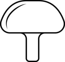 champignon icône vecteur illustration