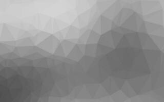 argent clair, modèle polygonal vectoriel gris.