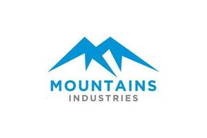 Montagne logo, Montagne logo images. Facile vecteur logo dans une moderne style.