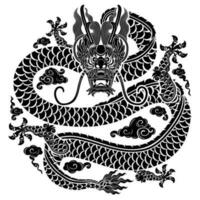 content chinois Nouveau année 2024 le dragon zodiaque signe vecteur