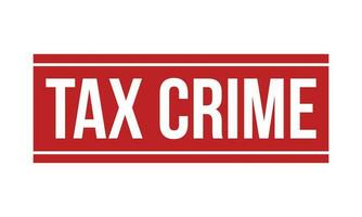 impôt la criminalité caoutchouc timbre joint vecteur