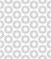 motif abstrait sans couture noir et blanc. arrière-plan et toile de fond. conception ornementale en niveaux de gris. vecteur