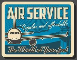 air service, air voyage, passager transport vecteur