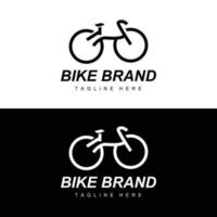 vélo logo, véhicule vecteur, vélo silhouette icône, Facile conception inspiration vecteur