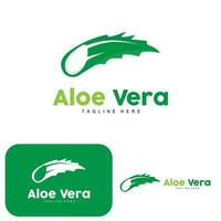 aloès Vera logo, vert plante conception, traditionnel médicament et peau se soucier plante vecteur, cheveux se soucier, symbole icône illustration vecteur