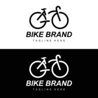 vélo logo, véhicule vecteur, vélo silhouette icône, Facile conception inspiration vecteur