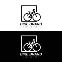 vélo logo, véhicule vecteur, vélo silhouette icône, Facile conception inspiration vecteur