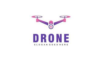 drone logo modèle illustration vecteur