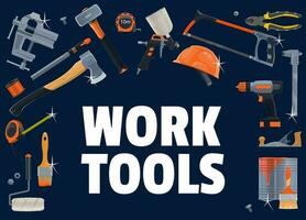 construction, bâtiment et charpenterie outils vecteur