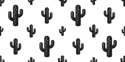 cactus sans couture modèle vecteur désert Botanica fleur plante jardin été isolé Contexte répéter fond d'écran