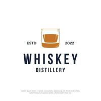 ancien prime whisky logotype étiquette avec main caractères. pour les boissons , rhum, pub, entreprise. vecteur