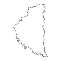 ternopil oblast carte, Province de Ukraine. vecteur illustration.