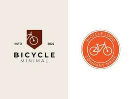 vélo logo concept icône vecteur. vecteur