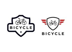 vélo logo concept icône vecteur. vecteur