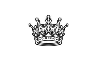 couronne icône gratuit vecteur contour, couronne ligne art illustration, reine couronne, Roi couronne symbole