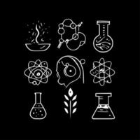 science - minimaliste et plat logo - vecteur illustration