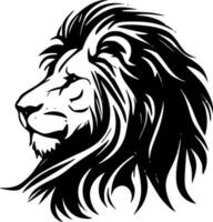 Lion - minimaliste et plat logo - vecteur illustration