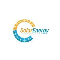 solaire énergie logo Soleil La technologie vecteur Puissance