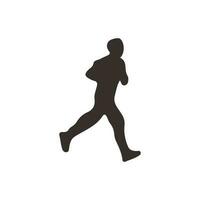 vecteur coureur, silhouette homme fonctionnement