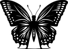 papillon, noir et blanc vecteur illustration