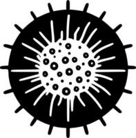 virus, minimaliste et Facile silhouette - vecteur illustration