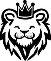 Lion couronne - haute qualité vecteur logo - vecteur illustration idéal pour T-shirt graphique