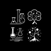 science, noir et blanc vecteur illustration