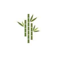 icône de vecteur de modèle de logo de bambou