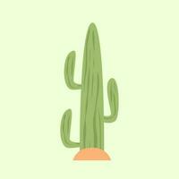 cactus vecteur illustration. cactus plat style. plat illustration de cactus.