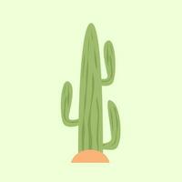 cactus vecteur illustration. cactus plat style. plat illustration de cactus.