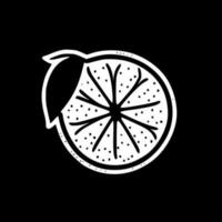 citron, noir et blanc vecteur illustration