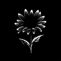 fleur - minimaliste et plat logo - vecteur illustration