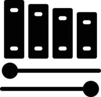 illustration vectorielle de xylophone sur fond.symboles de qualité premium.icônes vectorielles pour le concept et la conception graphique. vecteur