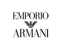 emporio Armani logo marque vêtements symbole noir conception mode vecteur illustration