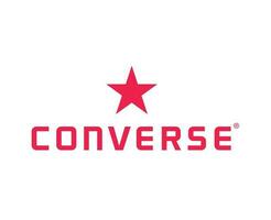 converser logo marque symbole des chaussures rose conception vecteur illustration