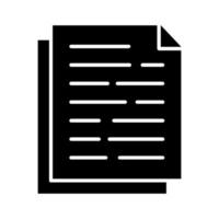 icône de vecteur de documents