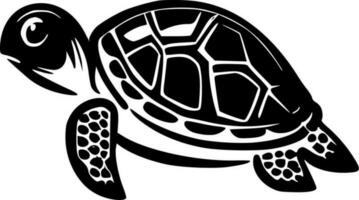 tortue - minimaliste et plat logo - vecteur illustration