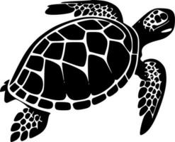 tortue - minimaliste et plat logo - vecteur illustration