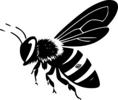 abeille - minimaliste et plat logo - vecteur illustration