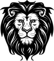 Lion - minimaliste et plat logo - vecteur illustration