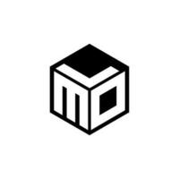 MDl lettre logo conception dans illustration. vecteur logo, calligraphie dessins pour logo, affiche, invitation, etc.