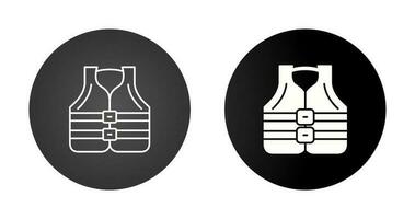 icône de vecteur de gilet de sauvetage