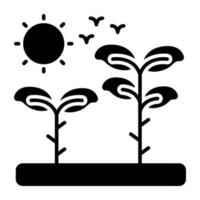conception de vecteur de plante en croissance