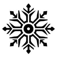 flocon de neige vecteur icône Noël décembre décoration